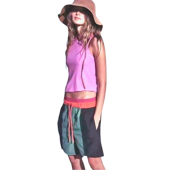 NWOTs Free People FP Movement Women’s Colorblock Sun Daze Board Short, Sz Sm - Picture 8 of 15